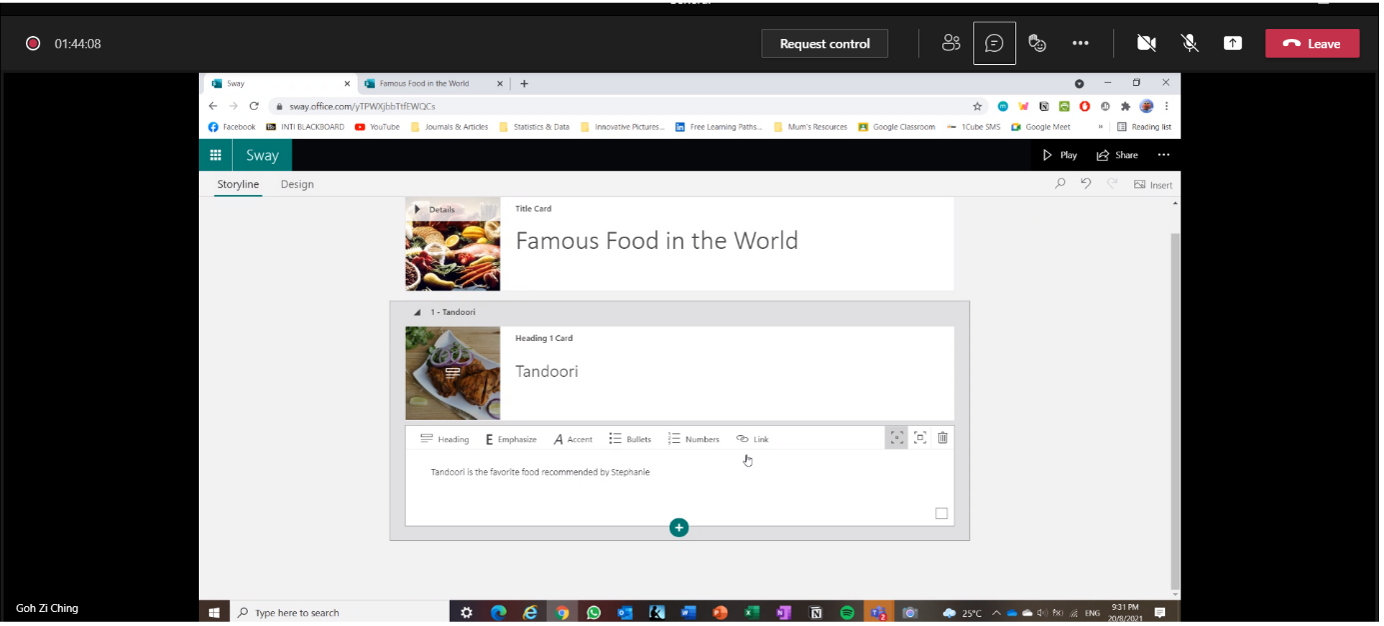 Demonstrating Sway features